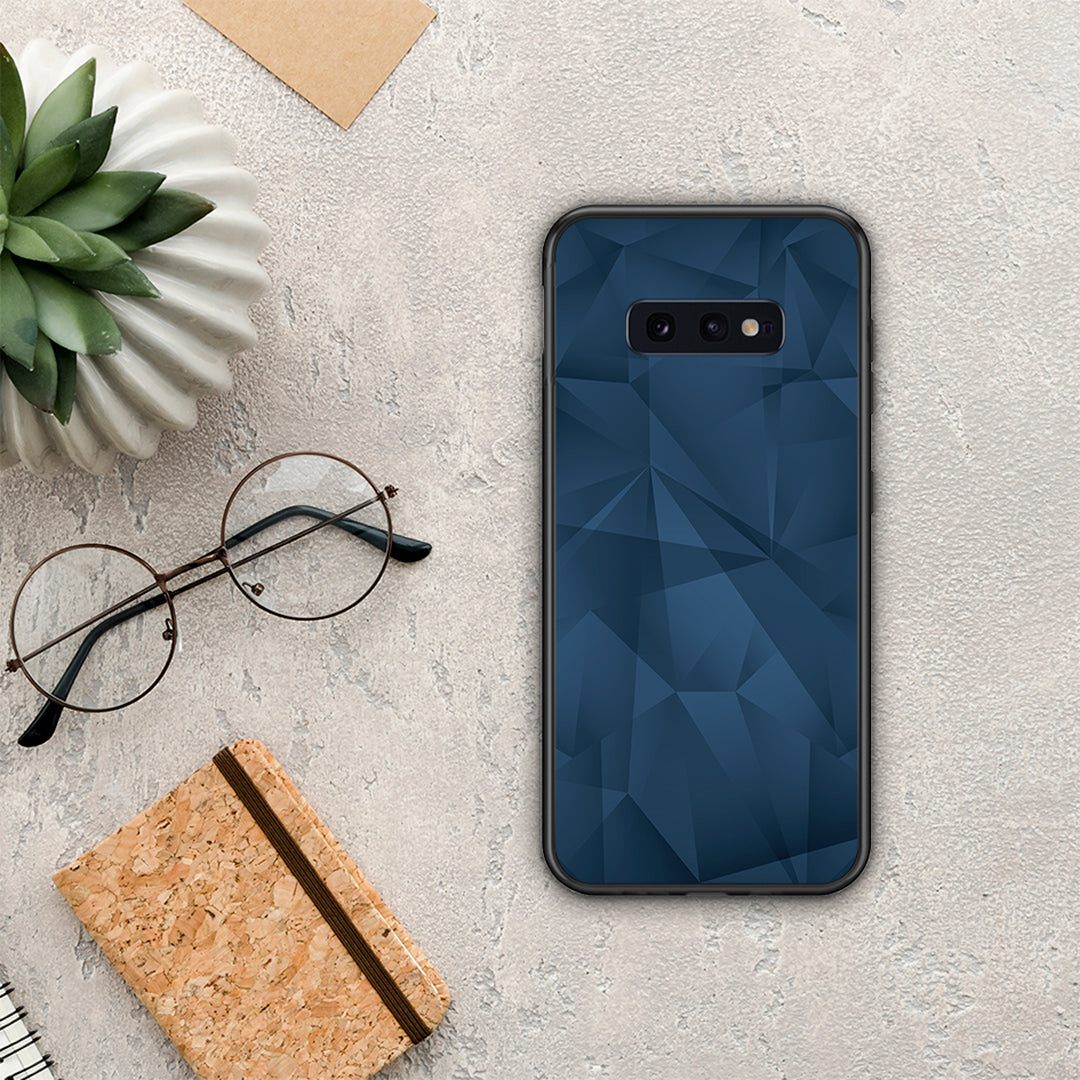 Geometric Blue Abstract - Samsung Galaxy S10e θήκη