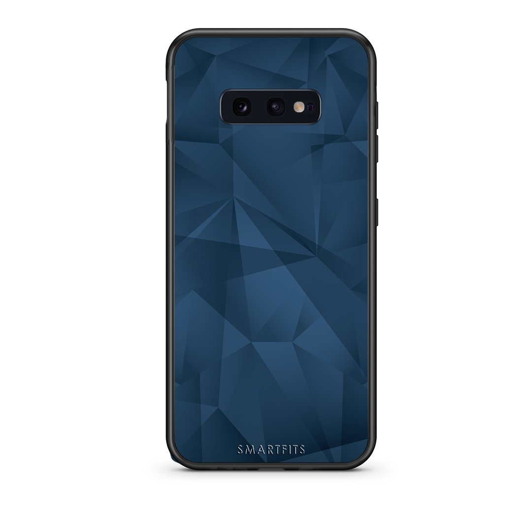 39 - samsung galaxy s10e  Blue Abstract Geometric case, cover, bumper