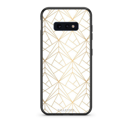 111 - samsung galaxy s10e  Luxury White Geometric case, cover, bumper