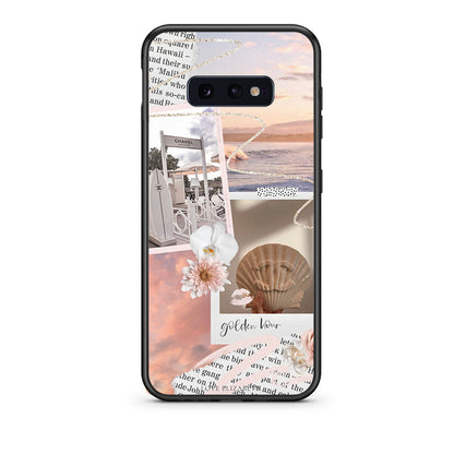 samsung s10e Golden Hour Θήκη Αγίου Βαλεντίνου από τη Smartfits με σχέδιο στο πίσω μέρος και μαύρο περίβλημα | Smartphone case with colorful back and black bezels by Smartfits