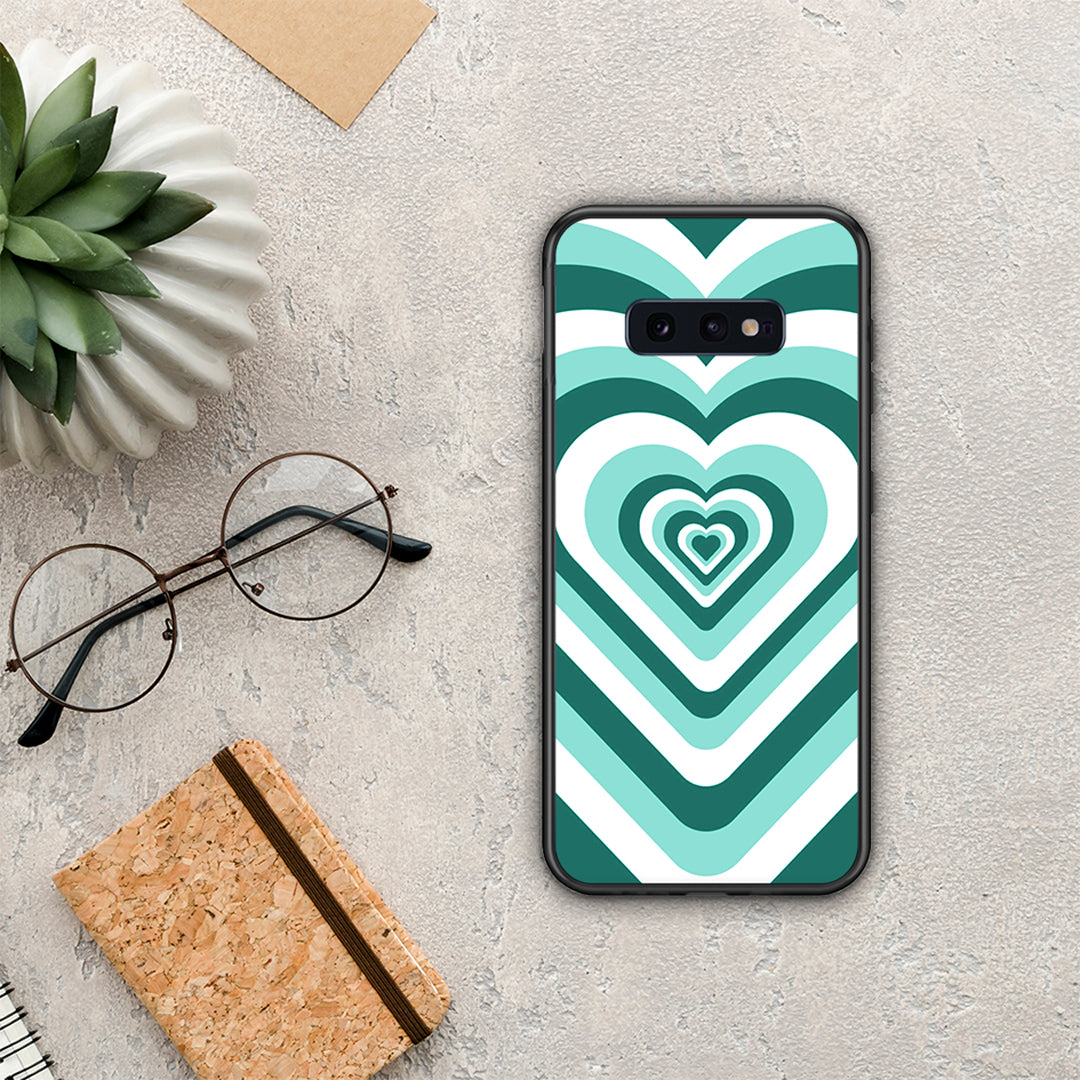 Green Hearts - Samsung Galaxy S10e θήκη