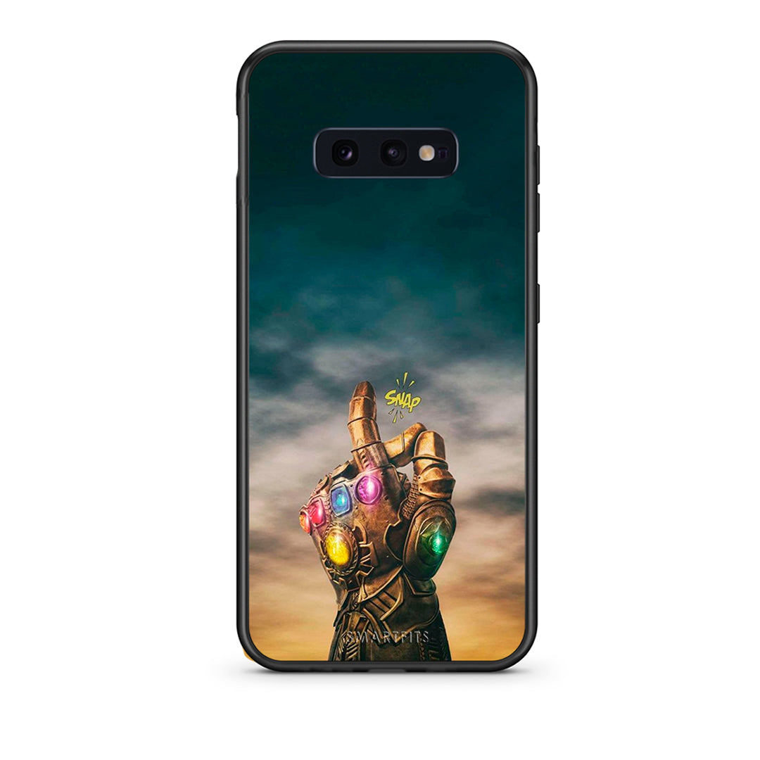samsung s10e Infinity Snap θήκη από τη Smartfits με σχέδιο στο πίσω μέρος και μαύρο περίβλημα | Smartphone case with colorful back and black bezels by Smartfits