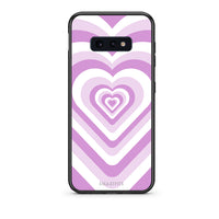 Thumbnail for samsung s10e Lilac Hearts θήκη από τη Smartfits με σχέδιο στο πίσω μέρος και μαύρο περίβλημα | Smartphone case with colorful back and black bezels by Smartfits