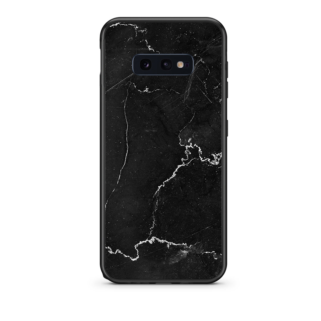 samsung s10e Marble Black θήκη από τη Smartfits με σχέδιο στο πίσω μέρος και μαύρο περίβλημα | Smartphone case with colorful back and black bezels by Smartfits