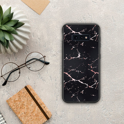 Marble Black Rosegold - Samsung Galaxy S10e θήκη