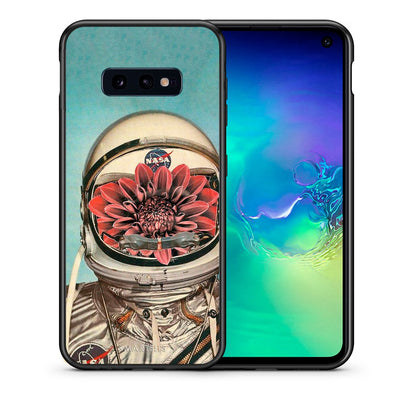 Θήκη Samsung S10e Nasa Bloom από τη Smartfits με σχέδιο στο πίσω μέρος και μαύρο περίβλημα | Samsung S10e Nasa Bloom case with colorful back and black bezels