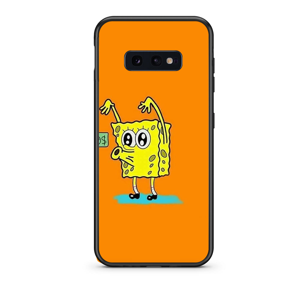 samsung s10e No Money 2 Θήκη Αγίου Βαλεντίνου από τη Smartfits με σχέδιο στο πίσω μέρος και μαύρο περίβλημα | Smartphone case with colorful back and black bezels by Smartfits
