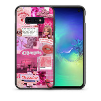 Thumbnail for Θήκη Αγίου Βαλεντίνου Samsung S10e Pink Love από τη Smartfits με σχέδιο στο πίσω μέρος και μαύρο περίβλημα | Samsung S10e Pink Love case with colorful back and black bezels