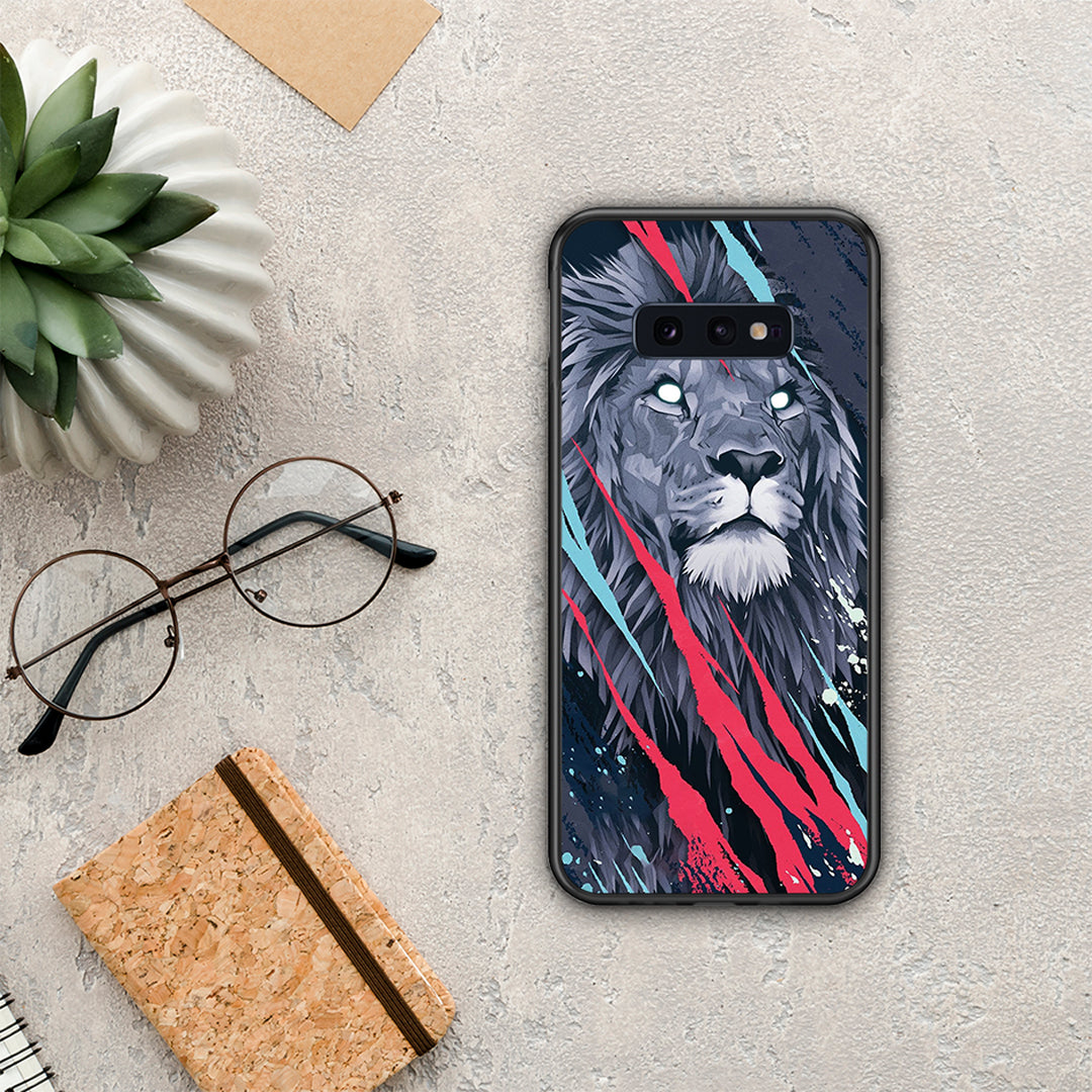 PopArt Lion Designer - Samsung Galaxy S10e θήκη