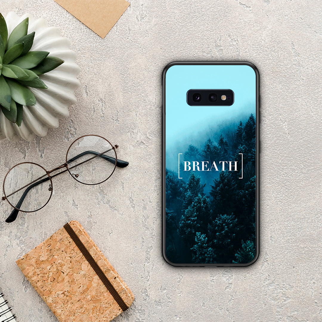 Quote Breath - Samsung Galaxy S10e θήκη