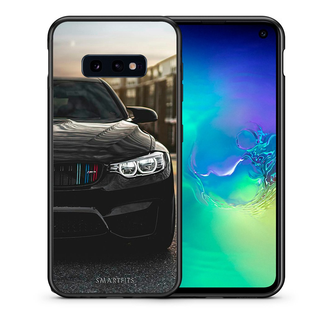 Θήκη Samsung S10e M3 Racing από τη Smartfits με σχέδιο στο πίσω μέρος και μαύρο περίβλημα | Samsung S10e M3 Racing case with colorful back and black bezels