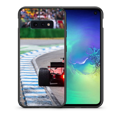 Θήκη Samsung S10e Racing Vibes από τη Smartfits με σχέδιο στο πίσω μέρος και μαύρο περίβλημα | Samsung S10e Racing Vibes case with colorful back and black bezels