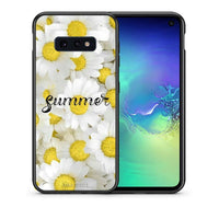 Thumbnail for Θήκη Samsung S10e Summer Daisies από τη Smartfits με σχέδιο στο πίσω μέρος και μαύρο περίβλημα | Samsung S10e Summer Daisies case with colorful back and black bezels
