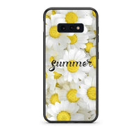 Thumbnail for samsung s10e Summer Daisies Θήκη από τη Smartfits με σχέδιο στο πίσω μέρος και μαύρο περίβλημα | Smartphone case with colorful back and black bezels by Smartfits