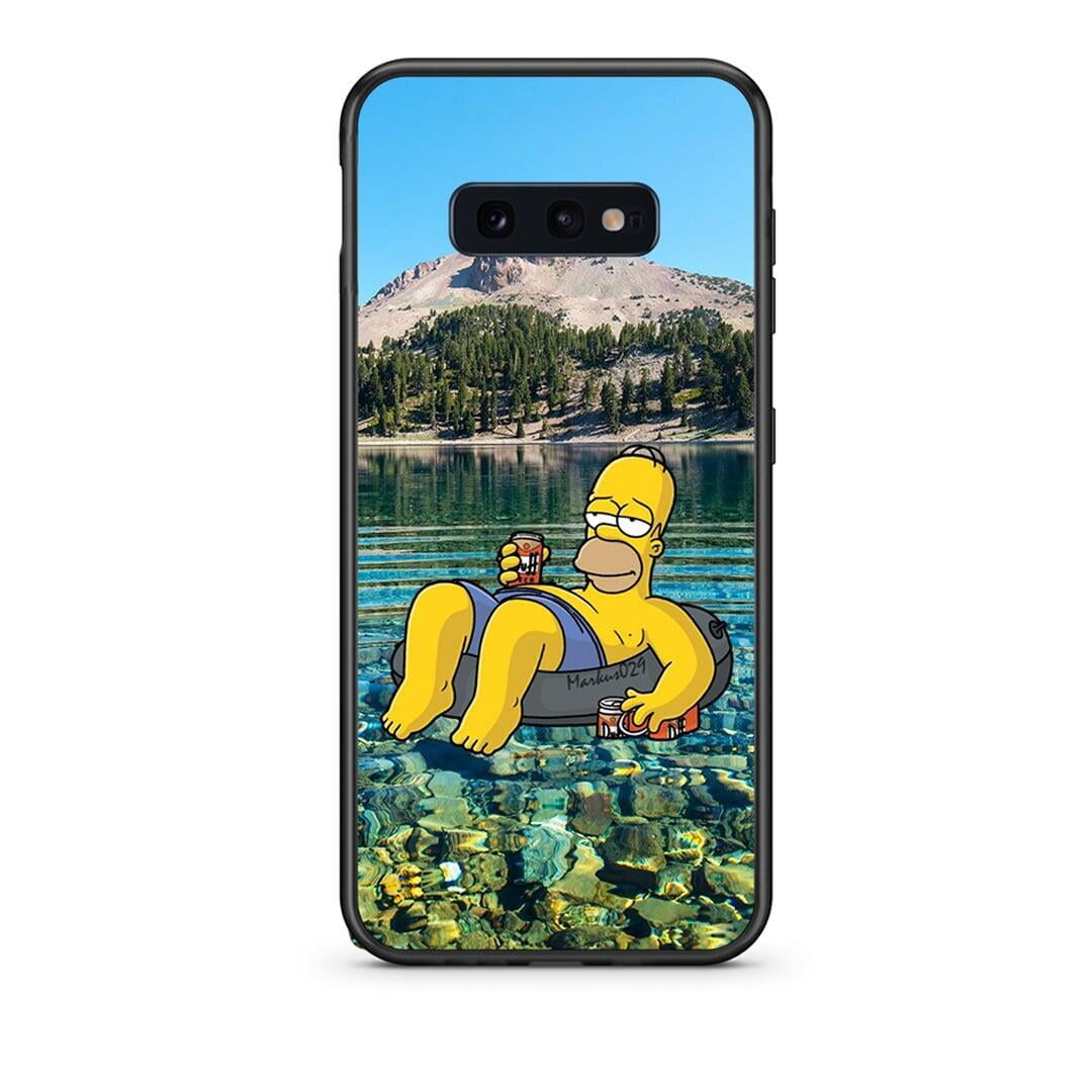 samsung s10e Summer Happiness Θήκη από τη Smartfits με σχέδιο στο πίσω μέρος και μαύρο περίβλημα | Smartphone case with colorful back and black bezels by Smartfits