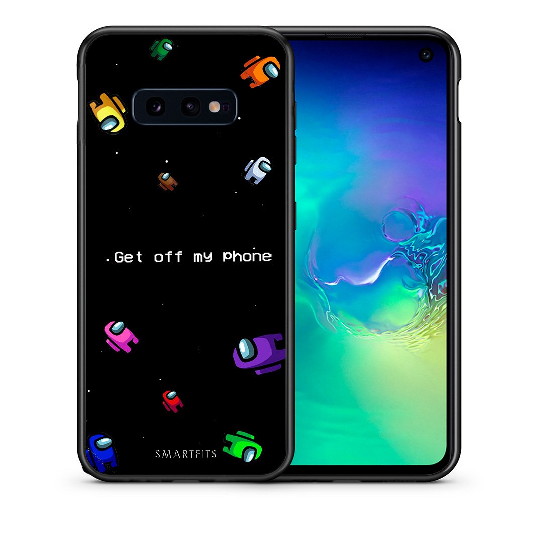 Θήκη Samsung S10e AFK Text από τη Smartfits με σχέδιο στο πίσω μέρος και μαύρο περίβλημα | Samsung S10e AFK Text case with colorful back and black bezels