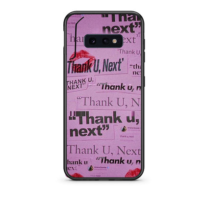 samsung s10e Thank You Next Θήκη Αγίου Βαλεντίνου από τη Smartfits με σχέδιο στο πίσω μέρος και μαύρο περίβλημα | Smartphone case with colorful back and black bezels by Smartfits