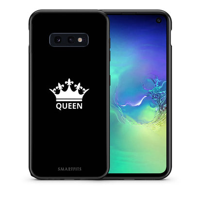 Θήκη Samsung S10e Queen Valentine από τη Smartfits με σχέδιο στο πίσω μέρος και μαύρο περίβλημα | Samsung S10e Queen Valentine case with colorful back and black bezels