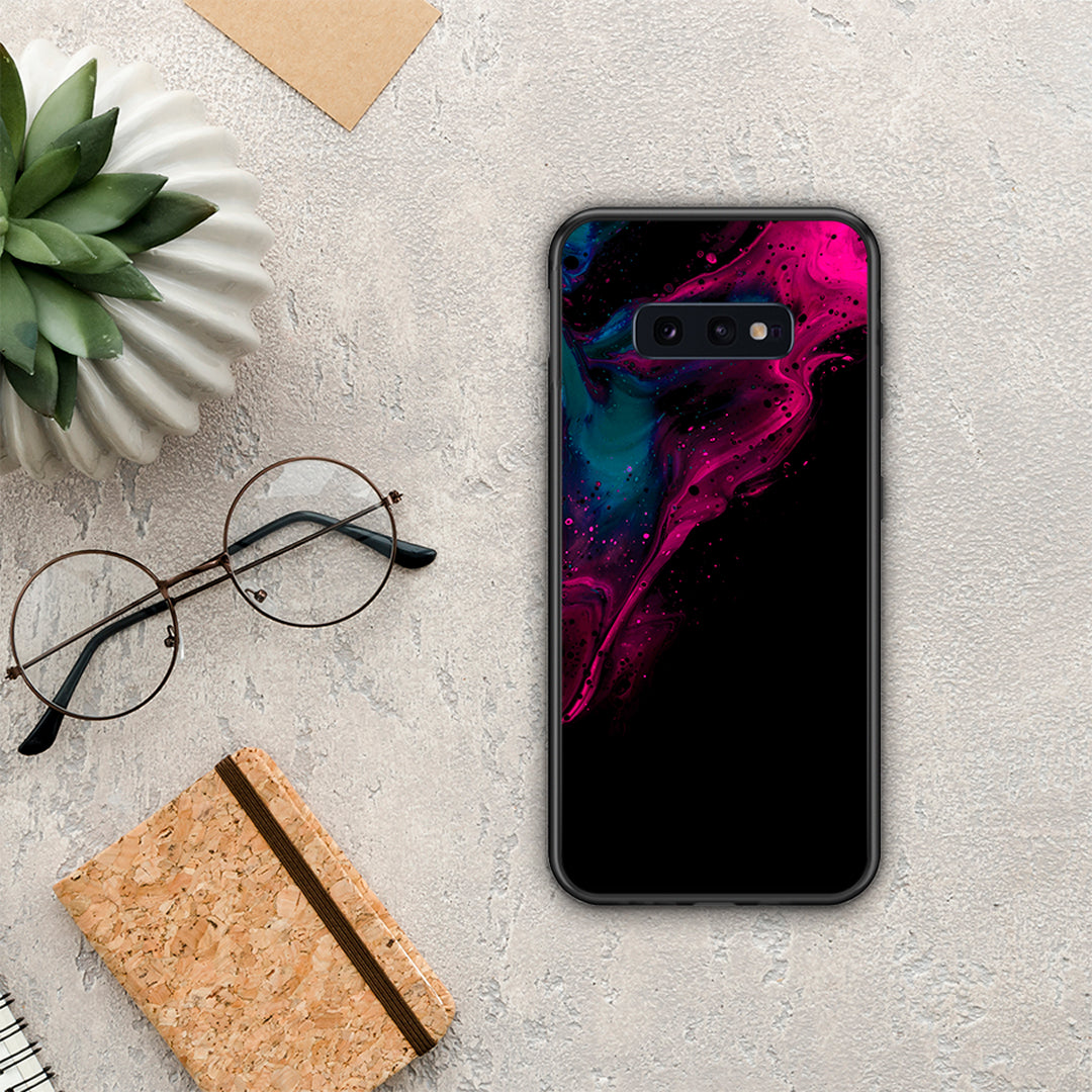 Watercolor Pink Black - Samsung Galaxy S10e θήκη
