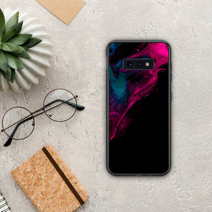 Watercolor Pink Black - Samsung Galaxy S10e θήκη
