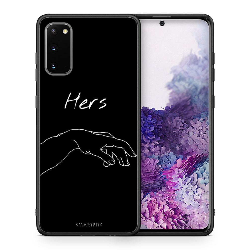 Θήκη Αγίου Βαλεντίνου Samsung S20 Aeshetic Love 1 από τη Smartfits με σχέδιο στο πίσω μέρος και μαύρο περίβλημα | Samsung S20 Aeshetic Love 1 case with colorful back and black bezels