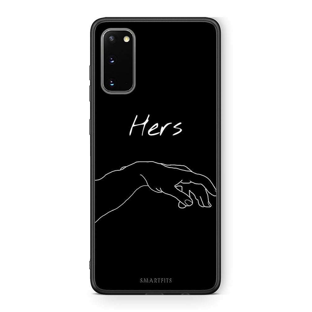 Samsung S20 Aeshetic Love 1 Θήκη Αγίου Βαλεντίνου από τη Smartfits με σχέδιο στο πίσω μέρος και μαύρο περίβλημα | Smartphone case with colorful back and black bezels by Smartfits