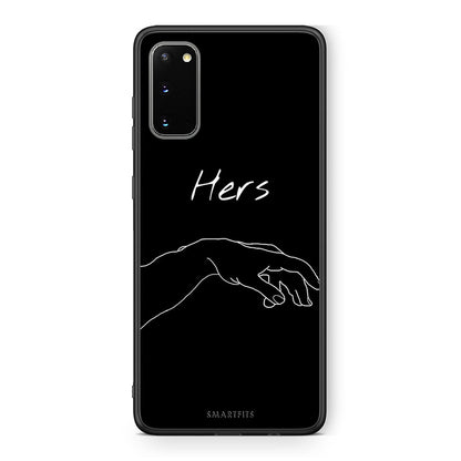 Samsung S20 Aeshetic Love 1 Θήκη Αγίου Βαλεντίνου από τη Smartfits με σχέδιο στο πίσω μέρος και μαύρο περίβλημα | Smartphone case with colorful back and black bezels by Smartfits