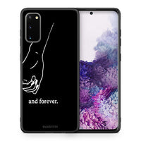 Thumbnail for Θήκη Αγίου Βαλεντίνου Samsung S20 Always & Forever 2 από τη Smartfits με σχέδιο στο πίσω μέρος και μαύρο περίβλημα | Samsung S20 Always & Forever 2 case with colorful back and black bezels