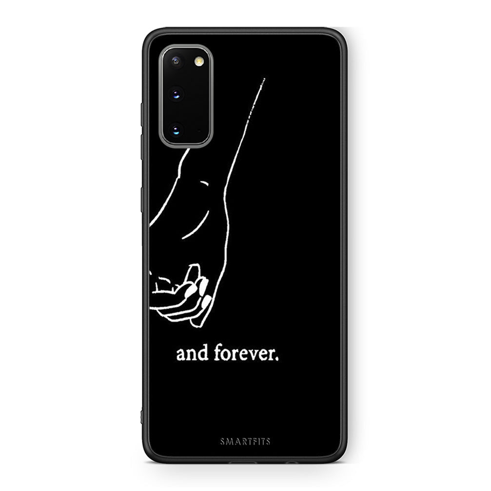 Samsung S20 Always & Forever 2 Θήκη Αγίου Βαλεντίνου από τη Smartfits με σχέδιο στο πίσω μέρος και μαύρο περίβλημα | Smartphone case with colorful back and black bezels by Smartfits
