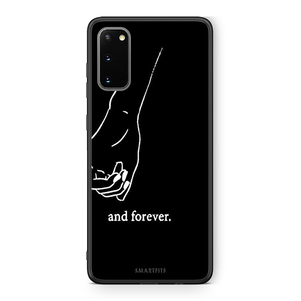 Samsung S20 Always & Forever 2 Θήκη Αγίου Βαλεντίνου από τη Smartfits με σχέδιο στο πίσω μέρος και μαύρο περίβλημα | Smartphone case with colorful back and black bezels by Smartfits
