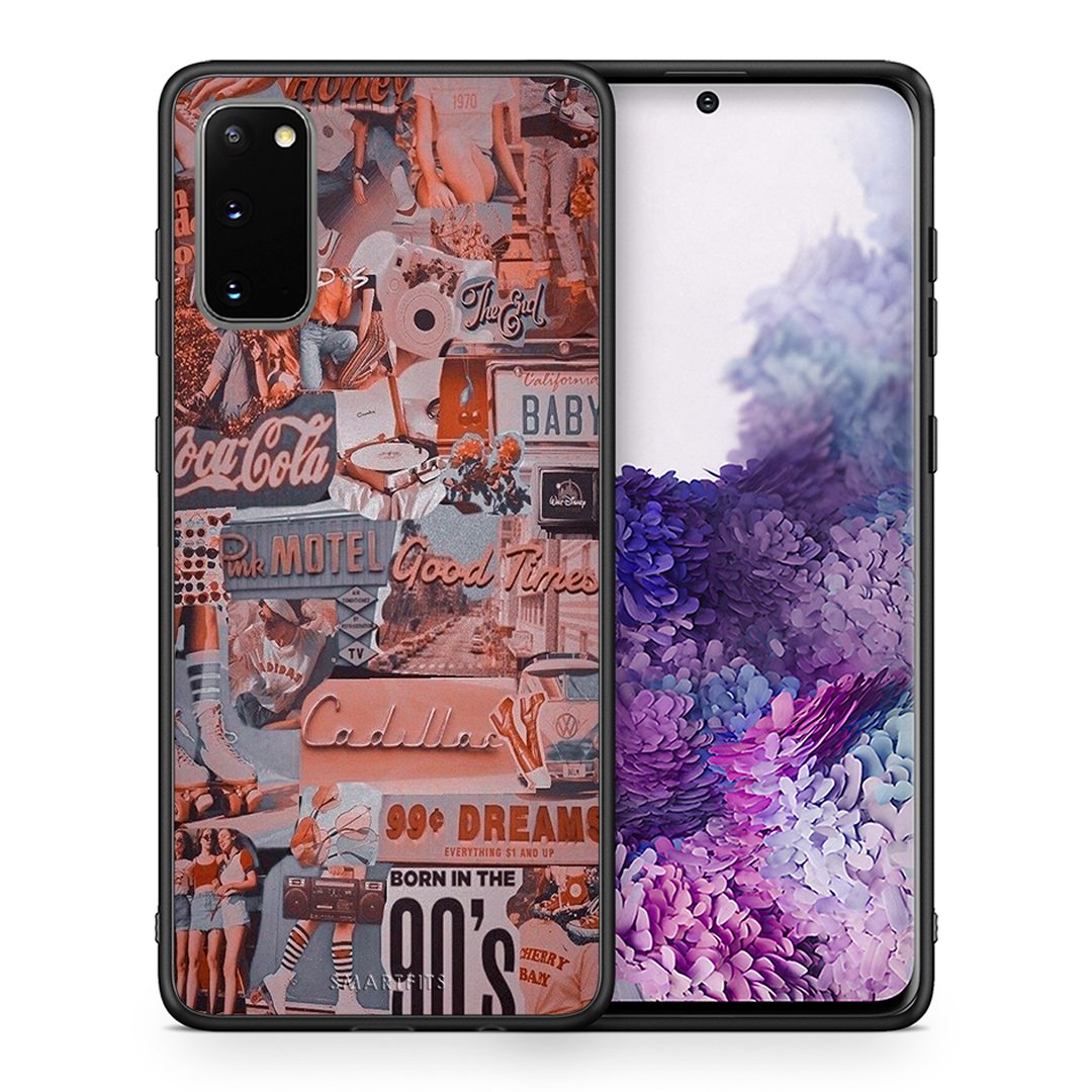 Θήκη Samsung S20 Born In 90s από τη Smartfits με σχέδιο στο πίσω μέρος και μαύρο περίβλημα | Samsung S20 Born In 90s case with colorful back and black bezels