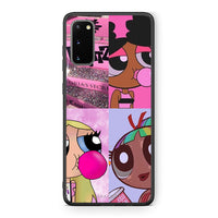 Thumbnail for Samsung S20 Bubble Girls Θήκη Αγίου Βαλεντίνου από τη Smartfits με σχέδιο στο πίσω μέρος και μαύρο περίβλημα | Smartphone case with colorful back and black bezels by Smartfits