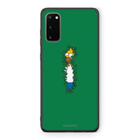 Thumbnail for Samsung S20 Bush Man Θήκη Αγίου Βαλεντίνου από τη Smartfits με σχέδιο στο πίσω μέρος και μαύρο περίβλημα | Smartphone case with colorful back and black bezels by Smartfits