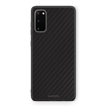 Samsung S20 Carbon Black θήκη από τη Smartfits με σχέδιο στο πίσω μέρος και μαύρο περίβλημα | Smartphone case with colorful back and black bezels by Smartfits