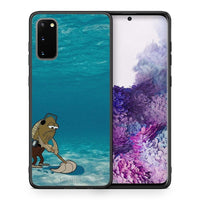 Thumbnail for Θήκη Samsung S20 Clean The Ocean από τη Smartfits με σχέδιο στο πίσω μέρος και μαύρο περίβλημα | Samsung S20 Clean The Ocean case with colorful back and black bezels