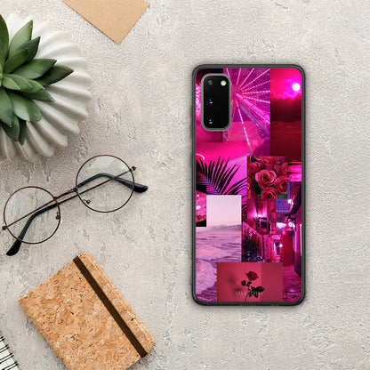 Collage Red Roses - Samsung Galaxy S20 θήκη