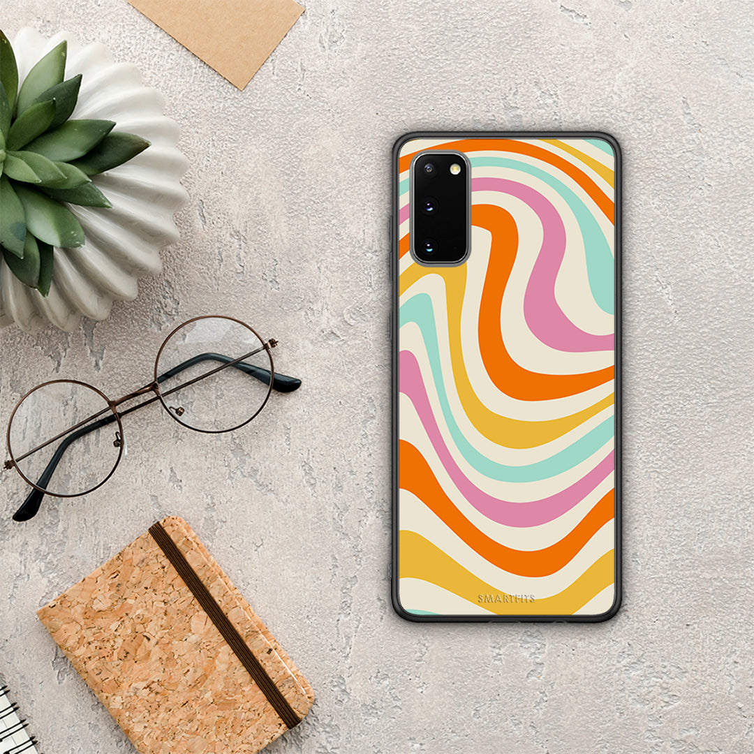 Colourful Waves - Samsung Galaxy S20 θήκη