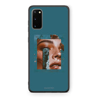 Thumbnail for Samsung S20 Cry An Ocean θήκη από τη Smartfits με σχέδιο στο πίσω μέρος και μαύρο περίβλημα | Smartphone case with colorful back and black bezels by Smartfits
