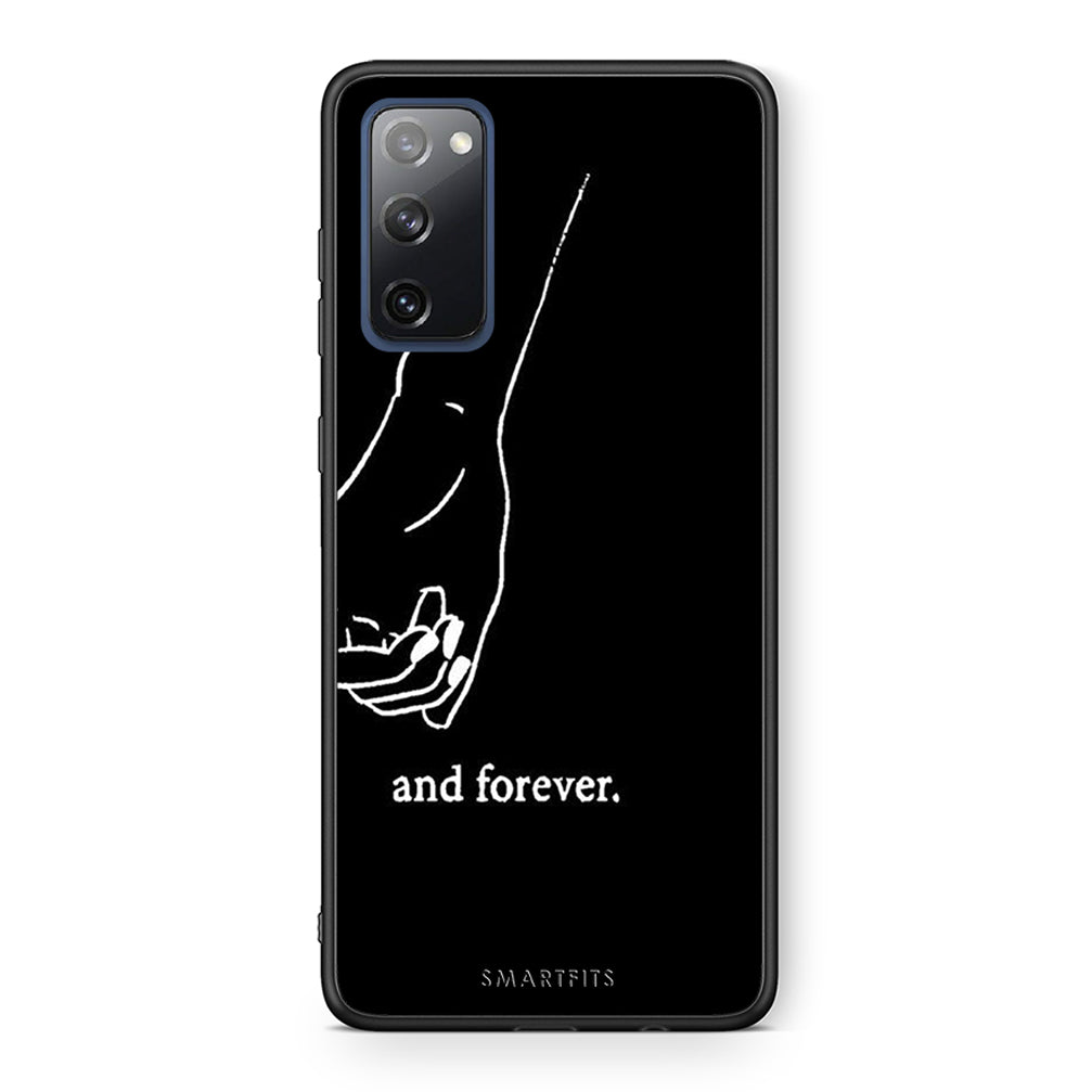 Θήκη Αγίου Βαλεντίνου Samsung S20 FE Always & Forever 2 από τη Smartfits με σχέδιο στο πίσω μέρος και μαύρο περίβλημα | Samsung S20 FE Always & Forever 2 case with colorful back and black bezels