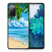 Thumbnail for Θήκη Samsung S20 FE Beautiful Beach από τη Smartfits με σχέδιο στο πίσω μέρος και μαύρο περίβλημα | Samsung S20 FE Beautiful Beach case with colorful back and black bezels
