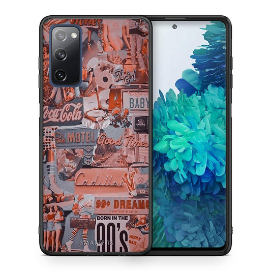 Θήκη Samsung S20 FE Born In 90s από τη Smartfits με σχέδιο στο πίσω μέρος και μαύρο περίβλημα | Samsung S20 FE Born In 90s case with colorful back and black bezels