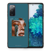 Thumbnail for Θήκη Samsung S20 FE Cry An Ocean από τη Smartfits με σχέδιο στο πίσω μέρος και μαύρο περίβλημα | Samsung S20 FE Cry An Ocean case with colorful back and black bezels