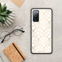 Thumbnail for Geometric Luxury White - Samsung Galaxy S20 FE θήκη