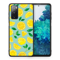Thumbnail for Θήκη Samsung S20 FE Lemons από τη Smartfits με σχέδιο στο πίσω μέρος και μαύρο περίβλημα | Samsung S20 FE Lemons case with colorful back and black bezels