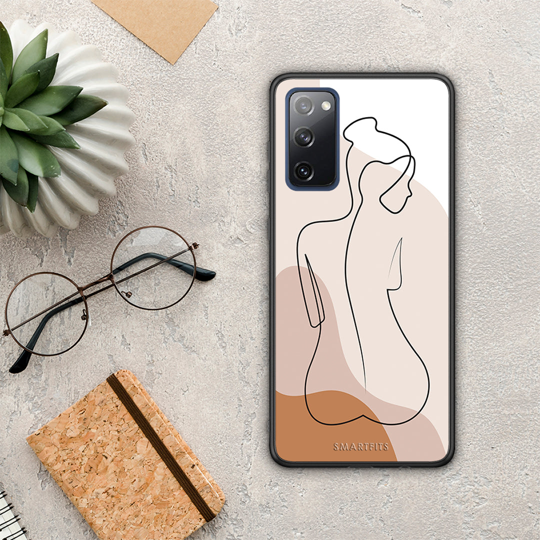 LineArt Woman - Samsung Galaxy S20 FE θήκη