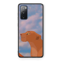 Thumbnail for Θήκη Αγίου Βαλεντίνου Samsung S20 FE Lion Love 2 από τη Smartfits με σχέδιο στο πίσω μέρος και μαύρο περίβλημα | Samsung S20 FE Lion Love 2 case with colorful back and black bezels