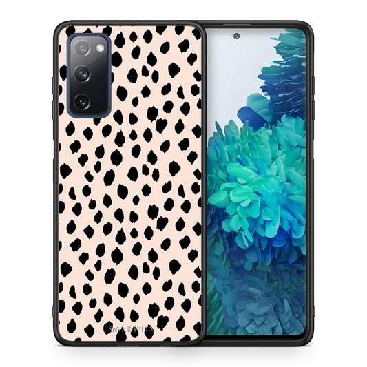 Θήκη Samsung S20 FE New Polka Dots από τη Smartfits με σχέδιο στο πίσω μέρος και μαύρο περίβλημα | Samsung S20 FE New Polka Dots case with colorful back and black bezels