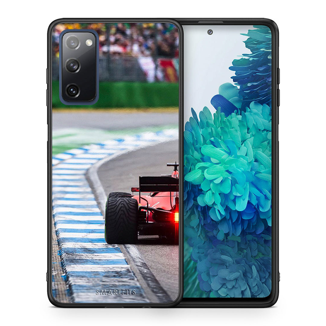 Θήκη Samsung S20 FE Racing Vibes από τη Smartfits με σχέδιο στο πίσω μέρος και μαύρο περίβλημα | Samsung S20 FE Racing Vibes case with colorful back and black bezels