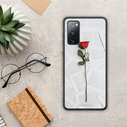 Red Rose - Samsung Galaxy S20 FE θήκη
