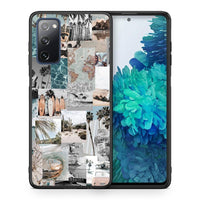 Thumbnail for Θήκη Samsung S20 FE Retro Beach Life από τη Smartfits με σχέδιο στο πίσω μέρος και μαύρο περίβλημα | Samsung S20 FE Retro Beach Life case with colorful back and black bezels